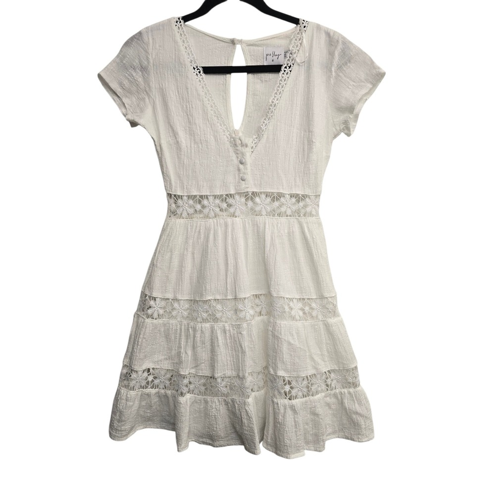 Princess Polly Cottagecore Lace Mini Dress US 2 Coquette Fairycore Boho   summer
